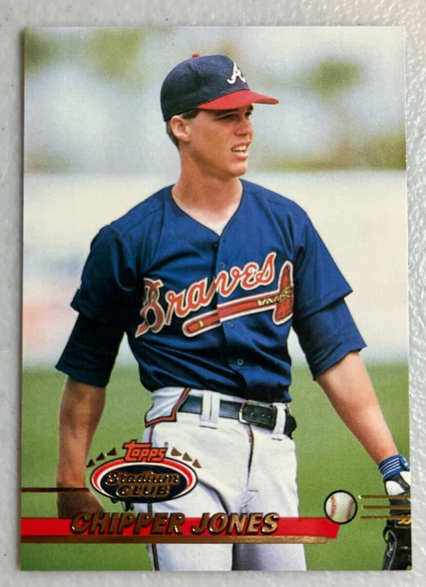 Chipper Jones 1993 Topps Stadium Club
