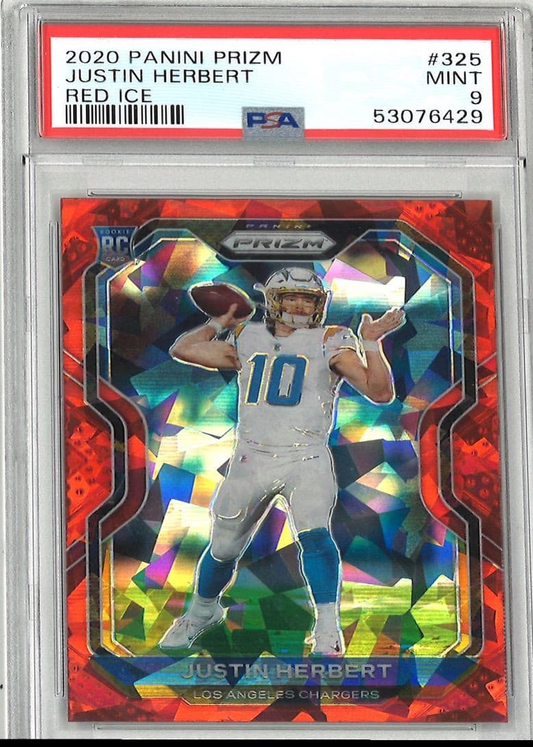 Red Justin Herbert 2020 Panini Prizm 2020 Panini Prizm
