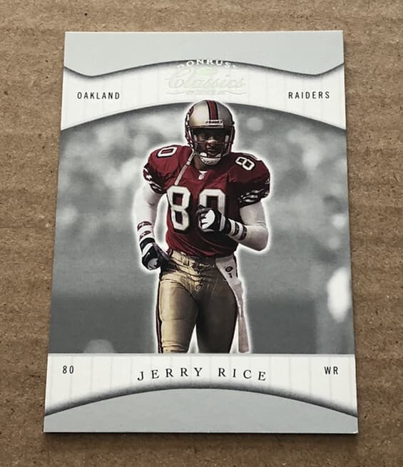 CLASSICS FOOTBALL - JERRY RICE 2001 Donruss 2001 Donruss