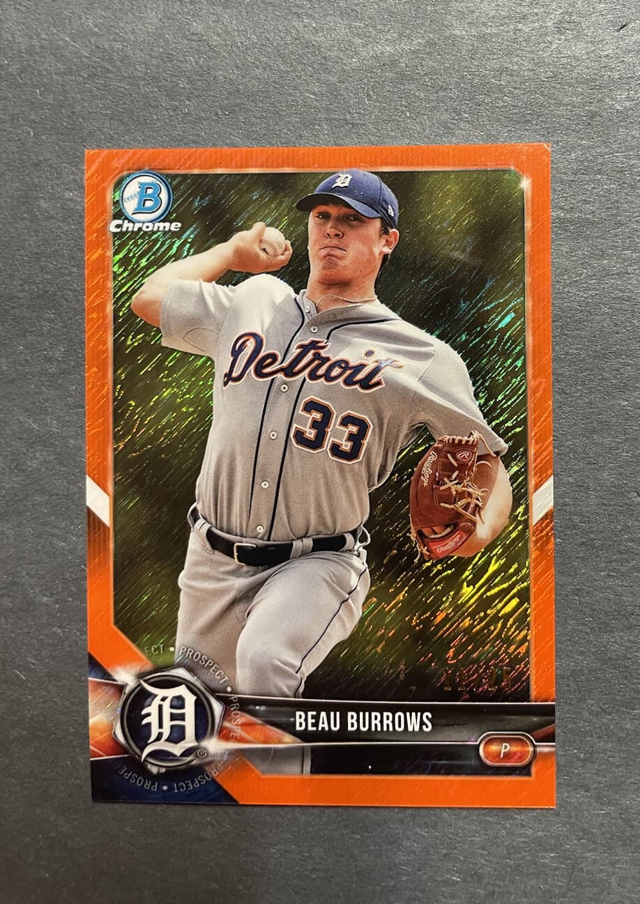 Prospects Orange Shimmer 2018 Bowman Chrome 2018 Bowman Chrome