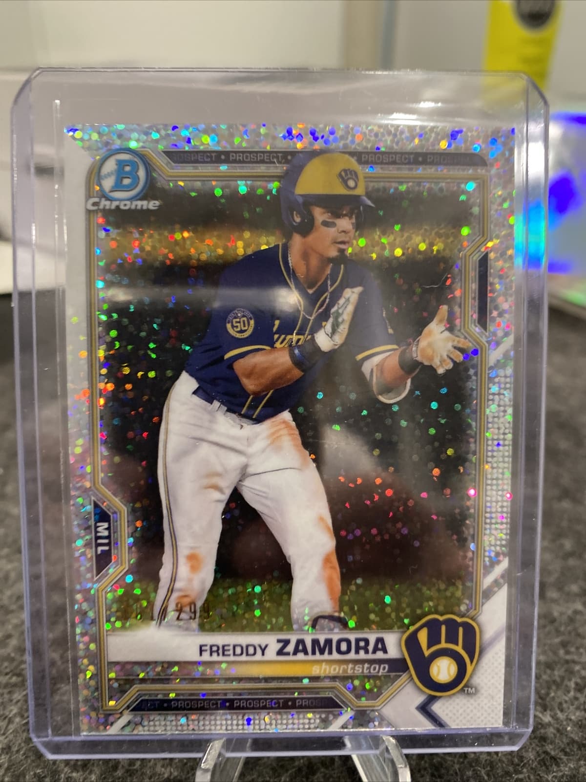 FREDDY ZAMORA SPECKLE -2 bewer 2021 Bowman Chrome 2021 Bowman Chrome