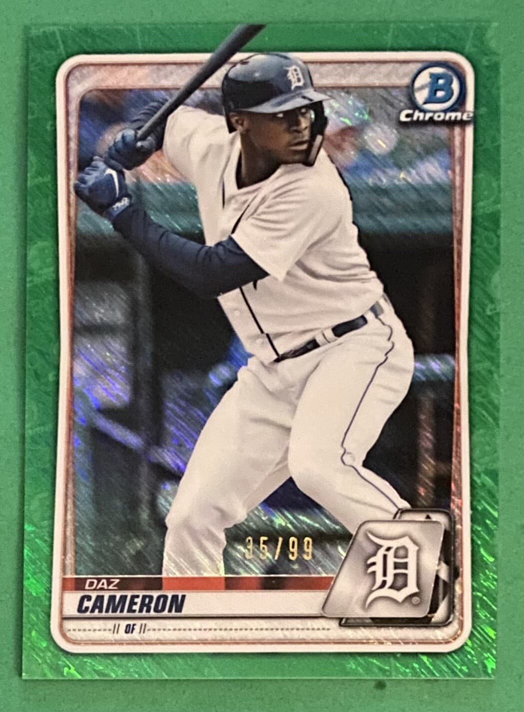 Prospects Green Shimmer 2020 Bowman Chrome