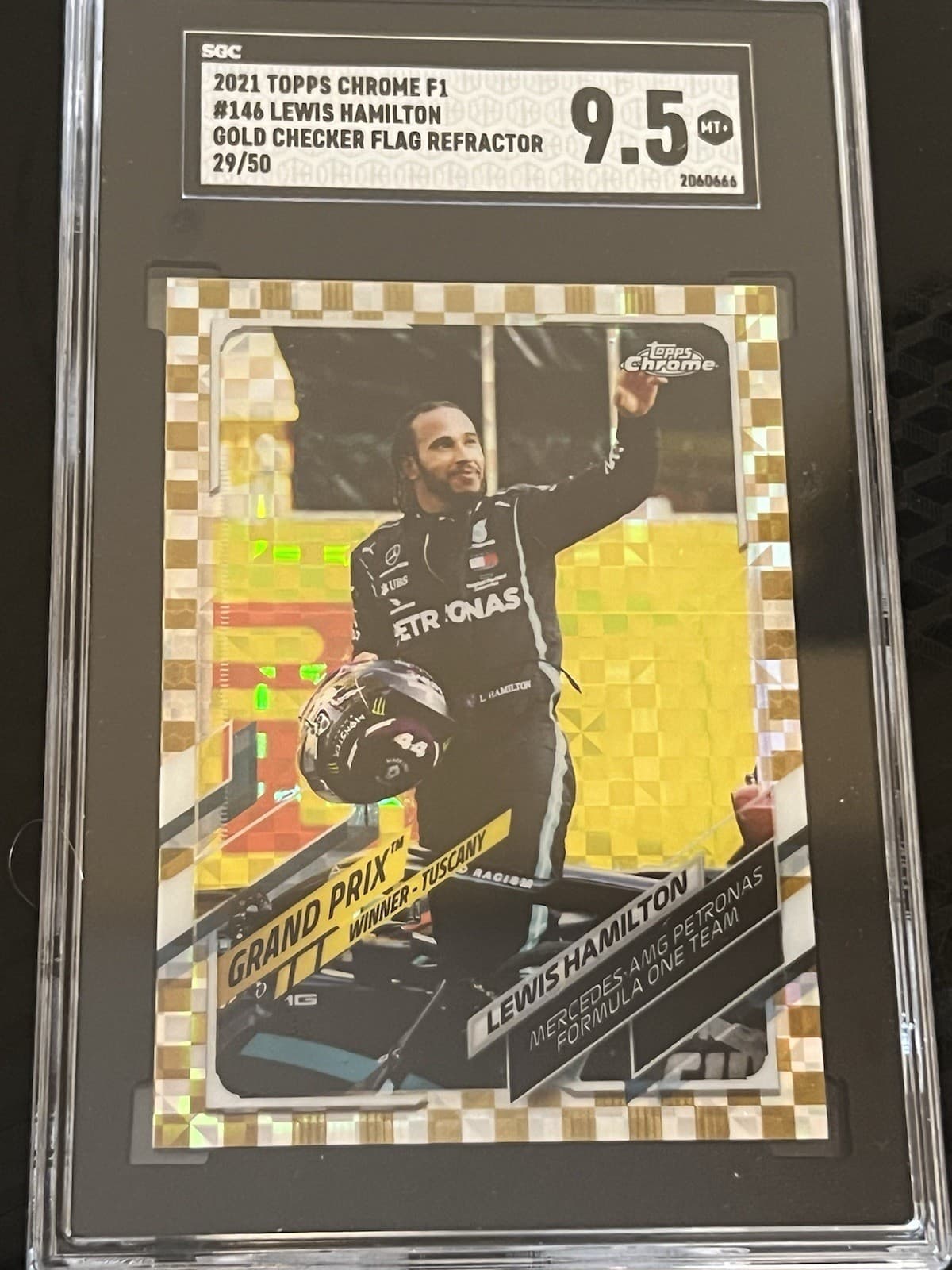 Lewis Hamilton Gold 2021 Topps Chrome 2021 Topps Chrome gold