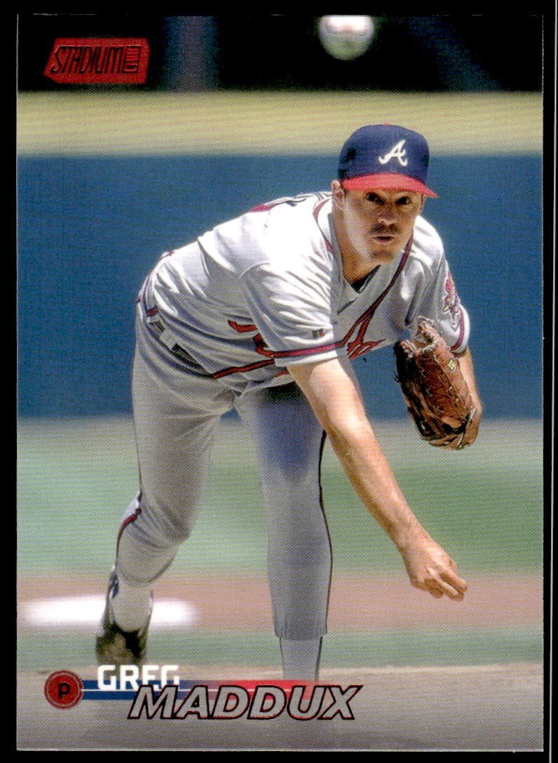 Greg Maddux Red 2023 Topps Stadium Club 2023 Topps Stadium Club