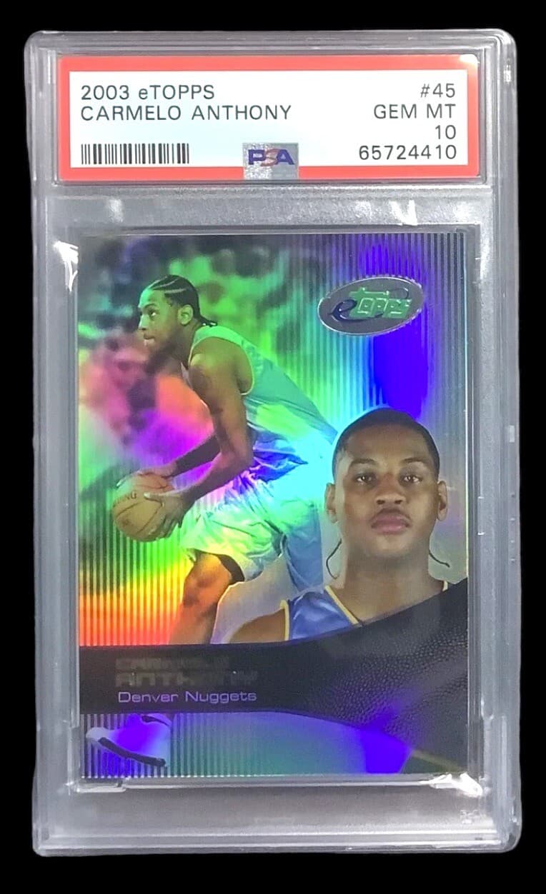 topps carmelo anthony ; e ( ) 2003 Topps Chrome 2003 Topps Chrome