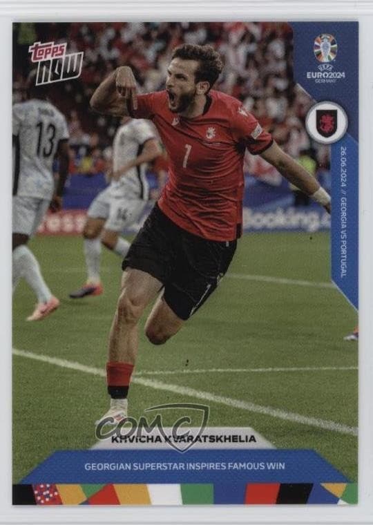 Khvicha Kvaratskhelia 2024 Topps 2024 Topps