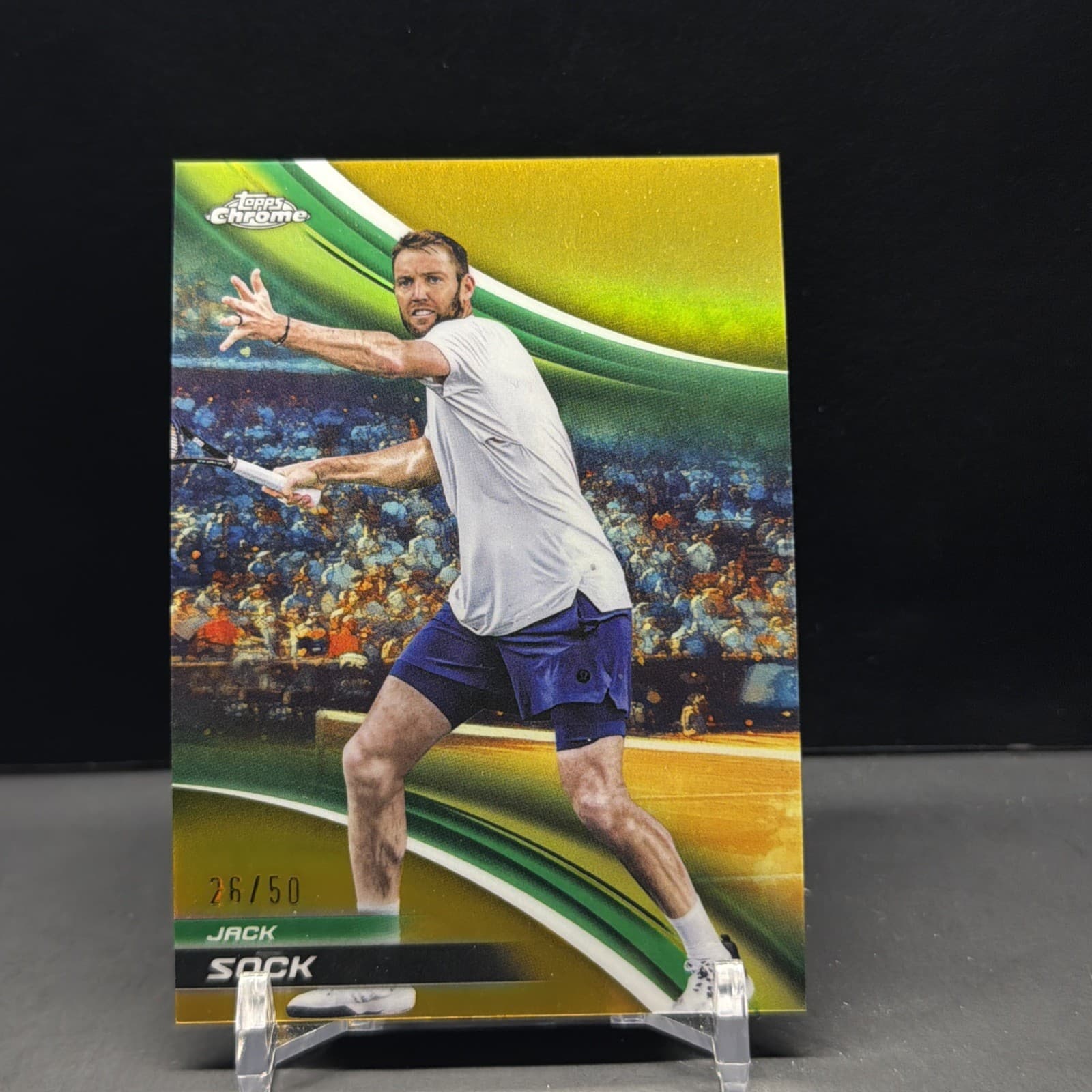 Jack Sock trading card
