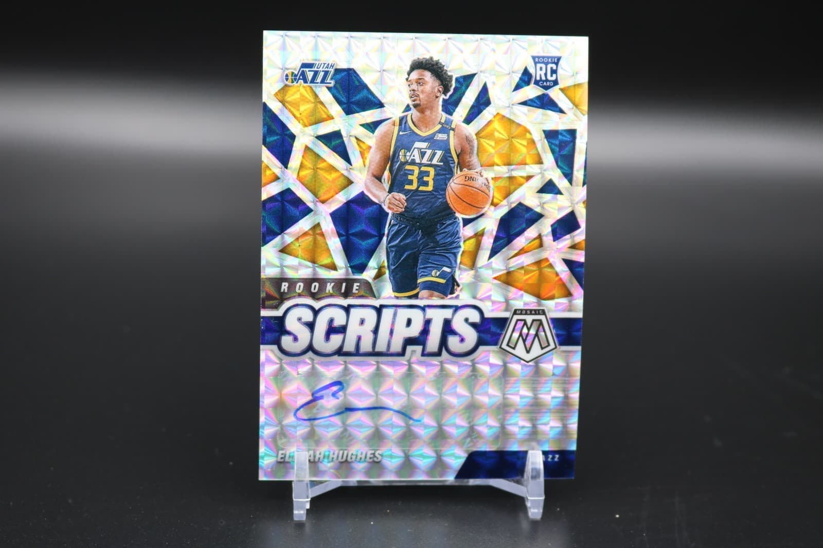 Basketball Elijah Hughes 2020 Panini Mosaic