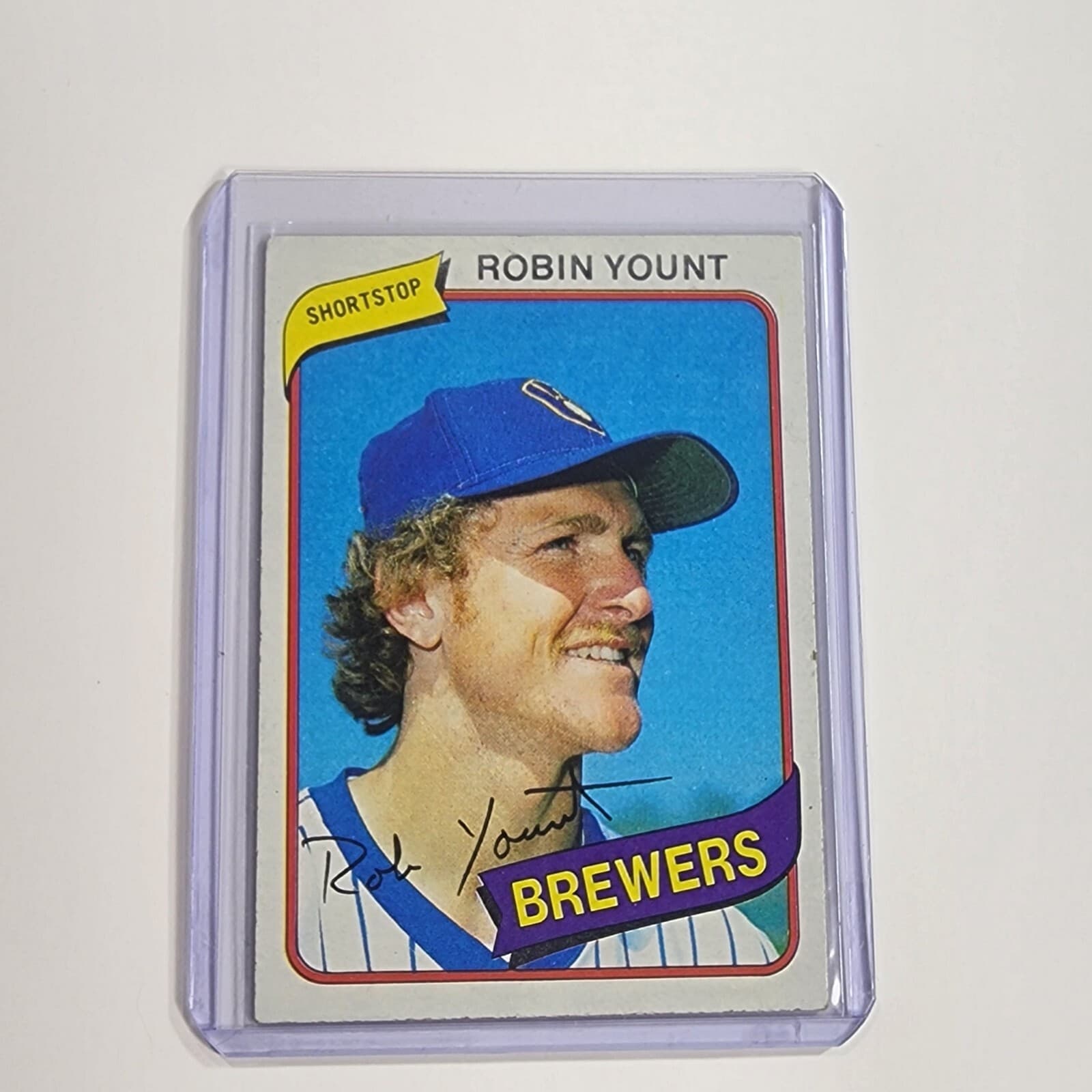 Robin Yount 1980 Topps