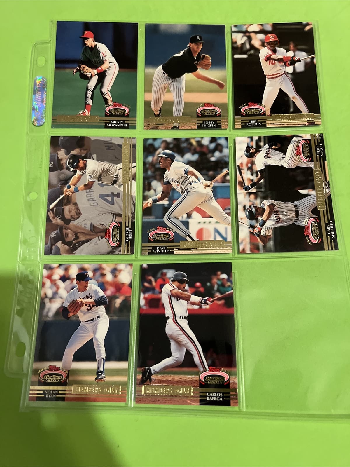 SCOREBOARD BASEBALL 1992 Topps Stadium Club 1992 Topps Stadium Club