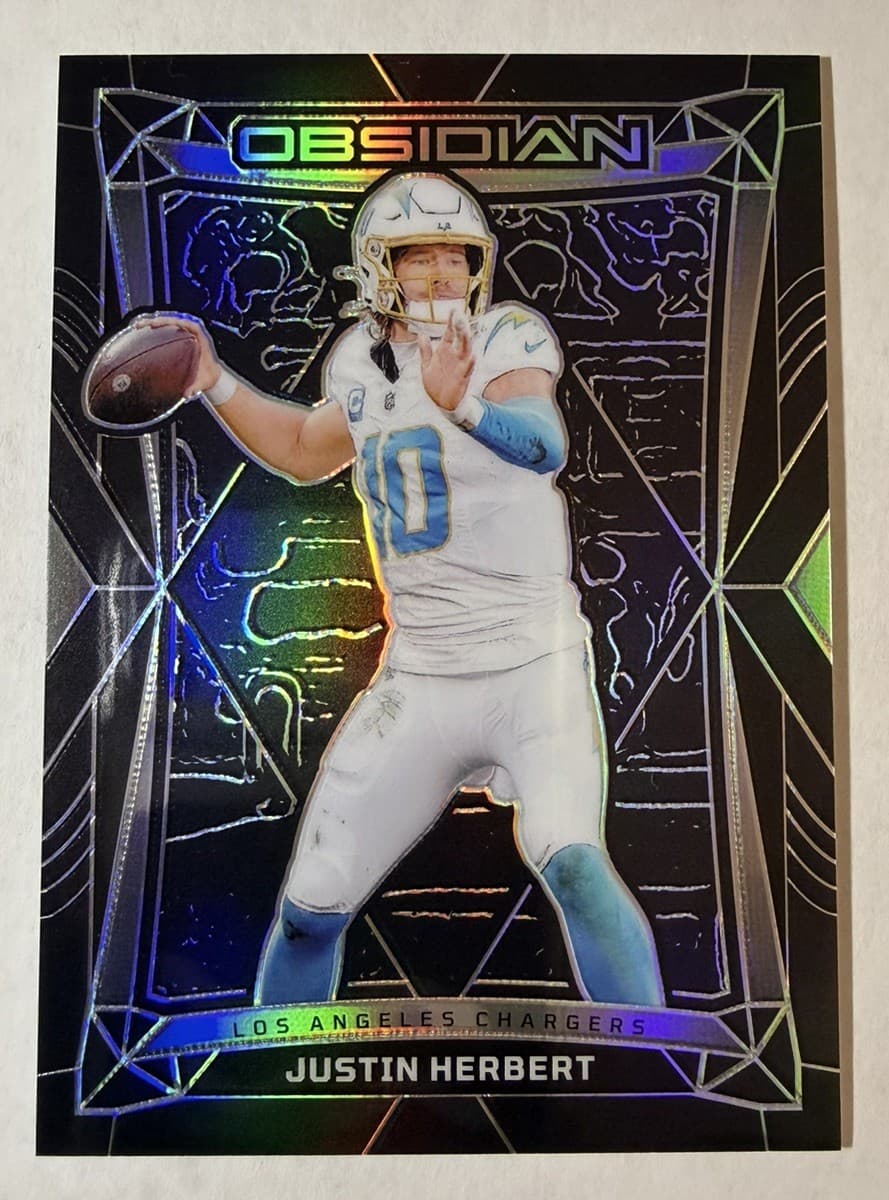 Obsidian Justin Herbert 2024 Panini 2024 Panini