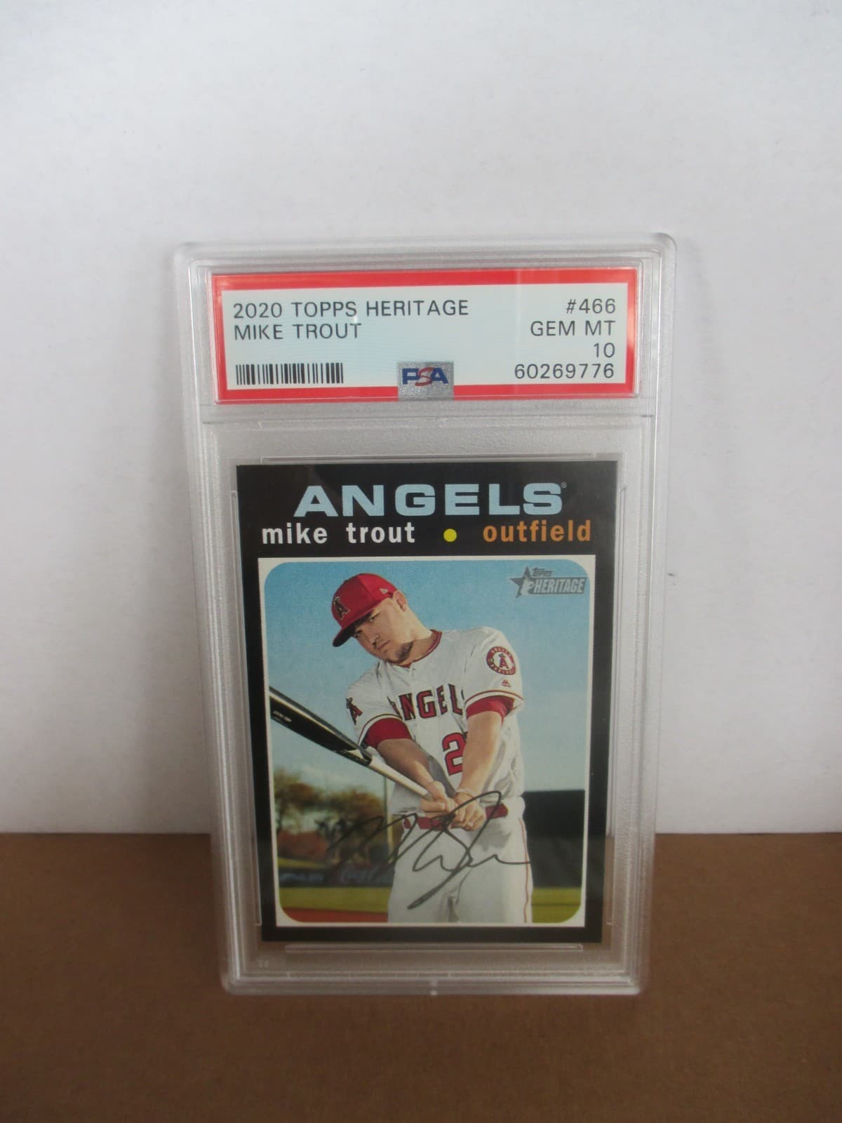 Mike Trout Angels 2020 Topps Heritage 2020 Topps Heritage