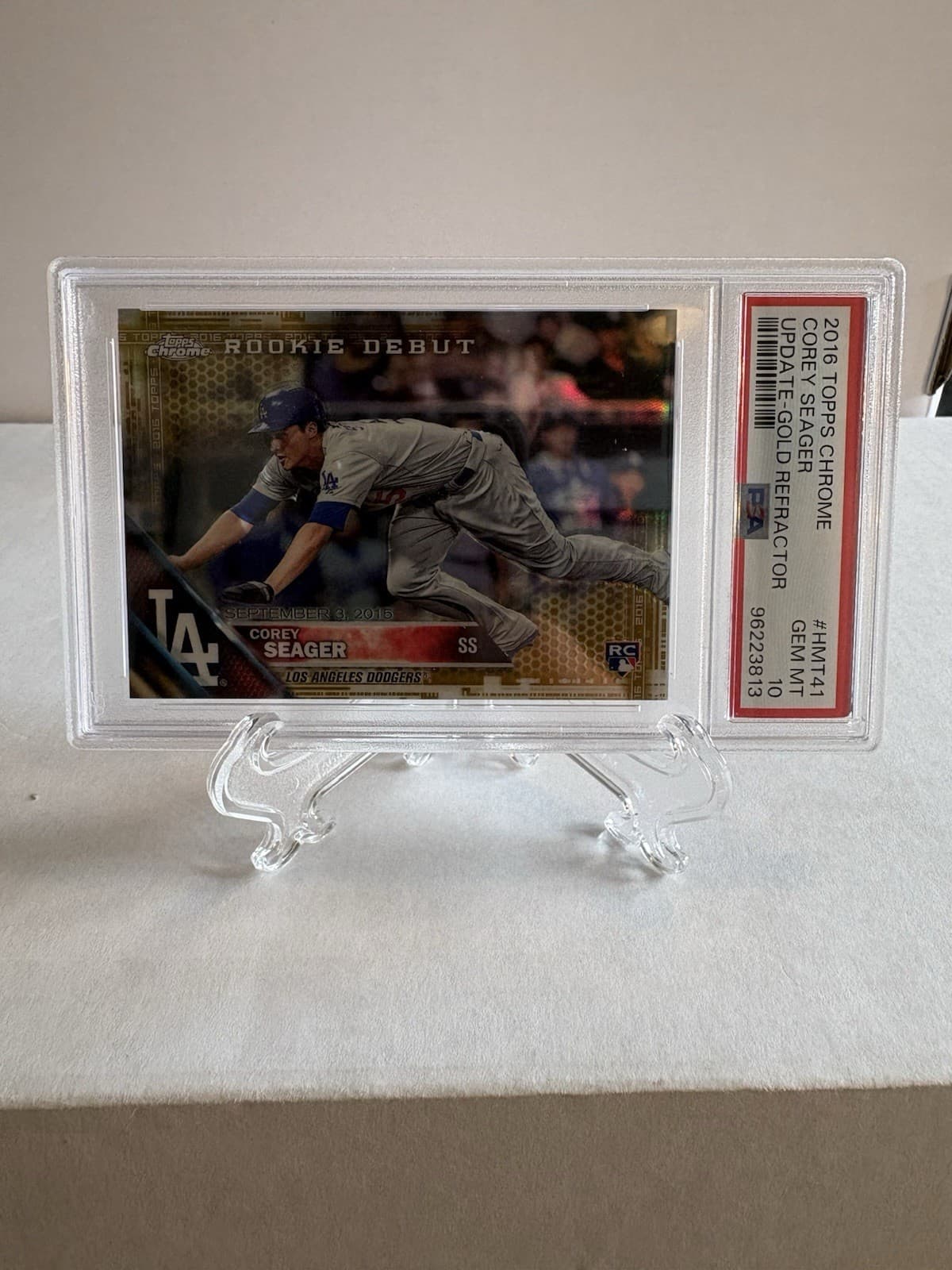 Corey Seager Gold 2016 Topps Chrome 2016 Topps Chrome