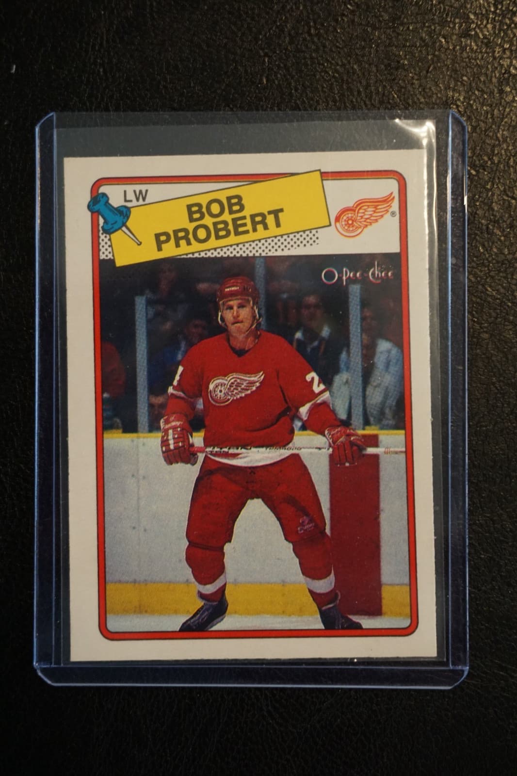 Bob Probert trading card
