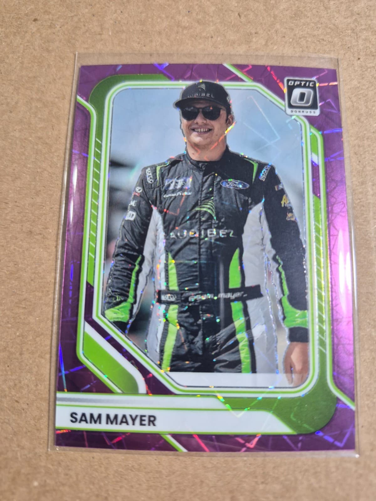 Sam Mayer trading card