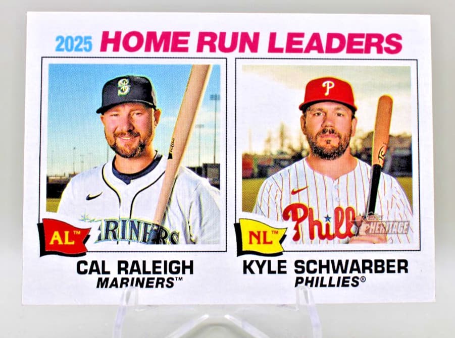 Home Run Leaders 2026 Topps Heritage 2026 Topps Heritage
