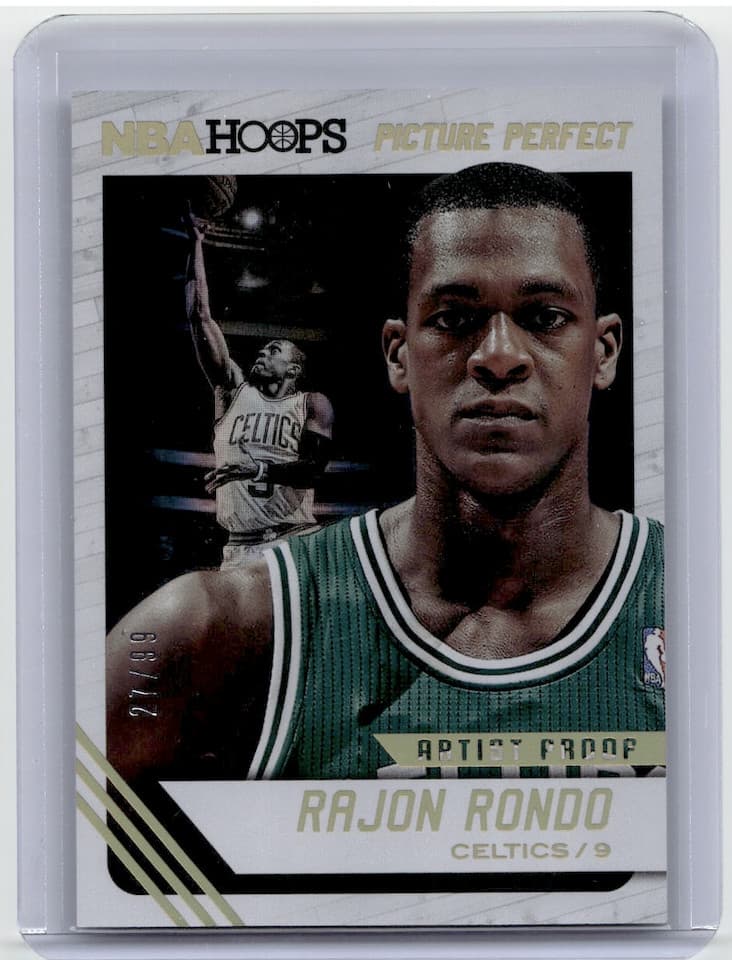 -15 NBA Hoops RAJON RONDO #'d #12