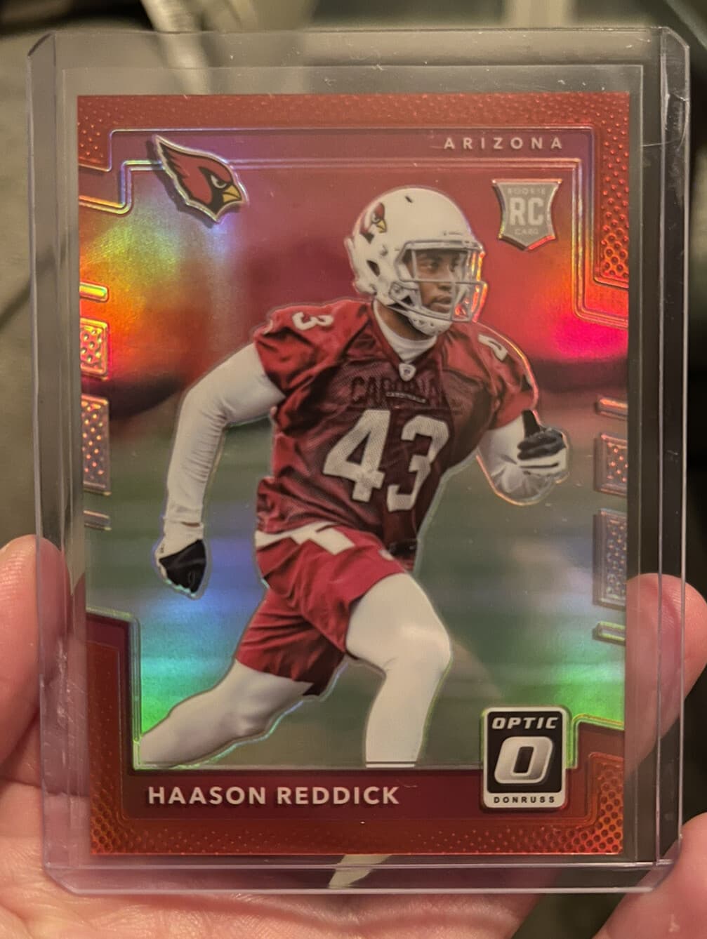 Haason Reddick Red 2017 Donruss Optic