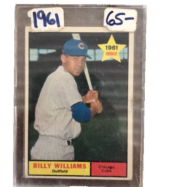 Billy Williams Chicago 1961 Topps