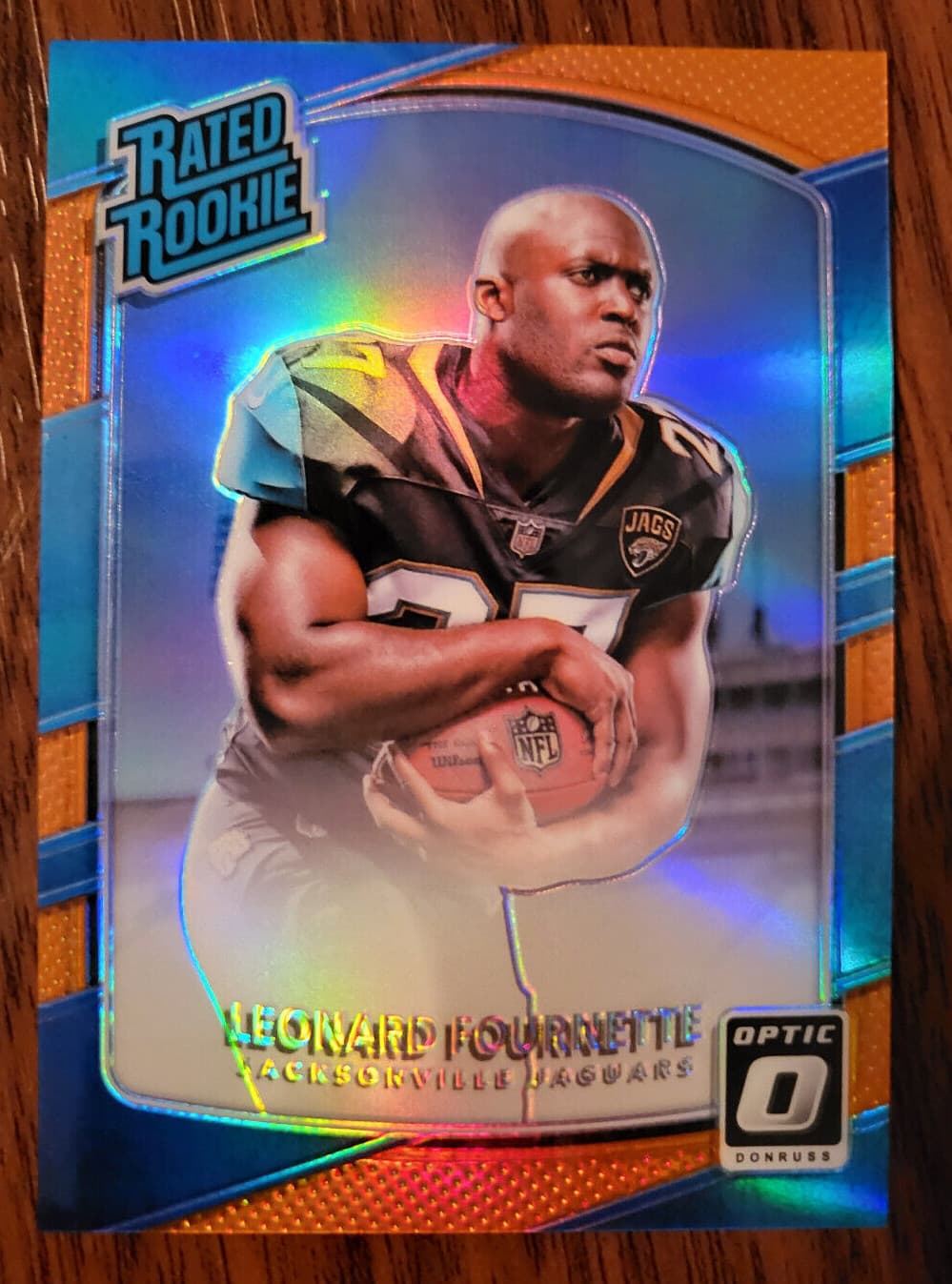 Leonard Fournette 2017 panini Donruss Optic