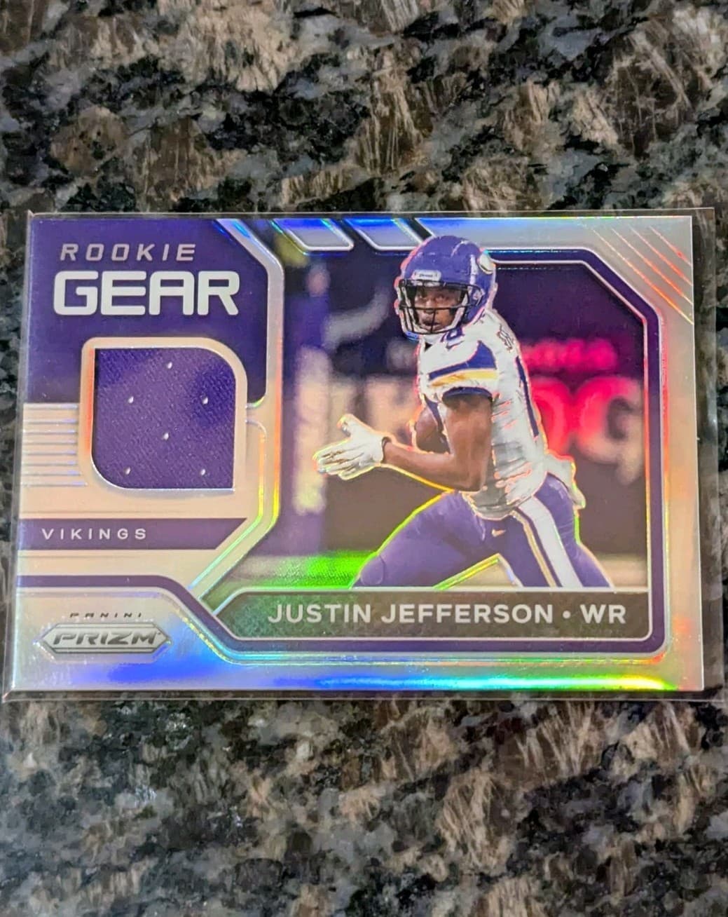 Gear Justin Jefferson 2020 Panini Prizm 2020 Panini Prizm silver