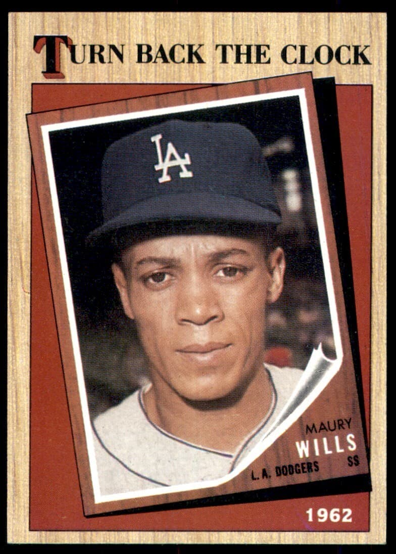 Baseball Maury Wills 1987 Topps