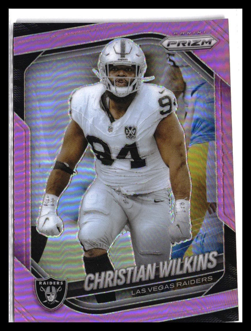 Christian Wilkins Pink 2025 Panini Prizm 2025 Panini Prizm