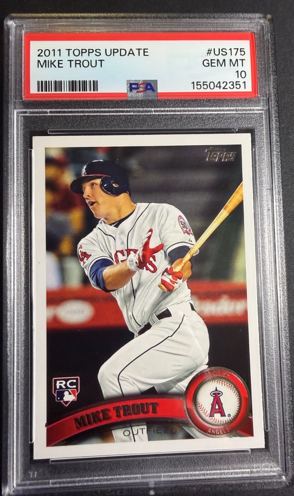 MIKE TROUT MT 2011 Topps Update 2011 Topps Update