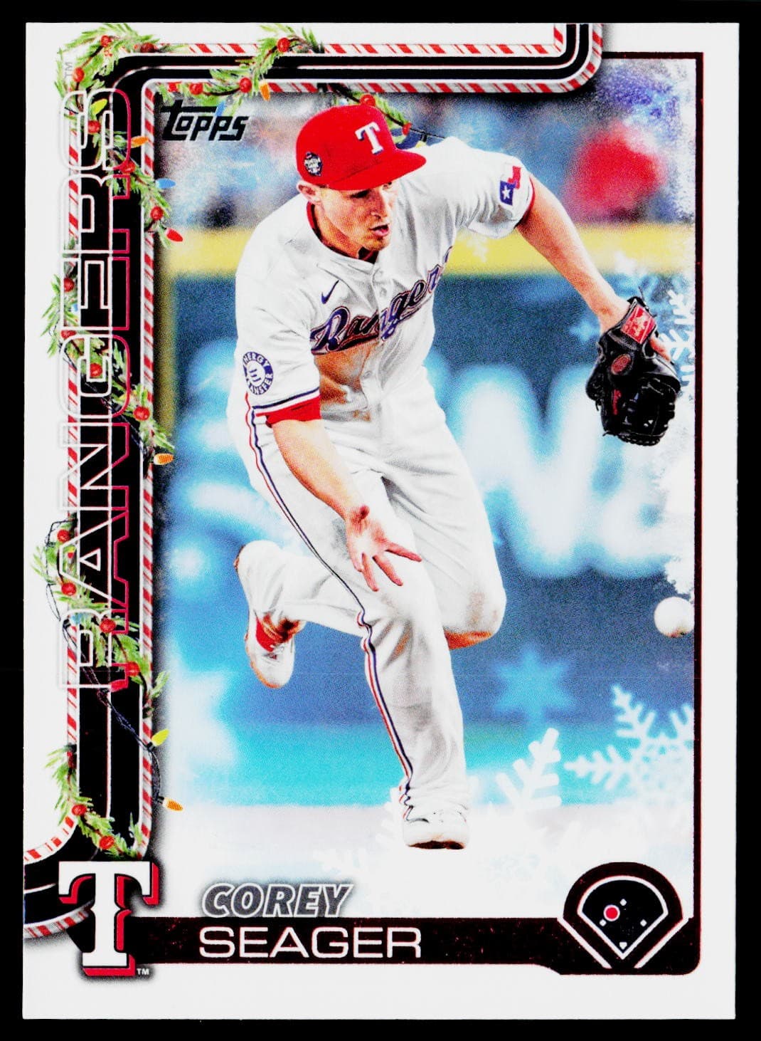 Holiday Corey Seager 2025 Topps 2025 Topps silver example 1