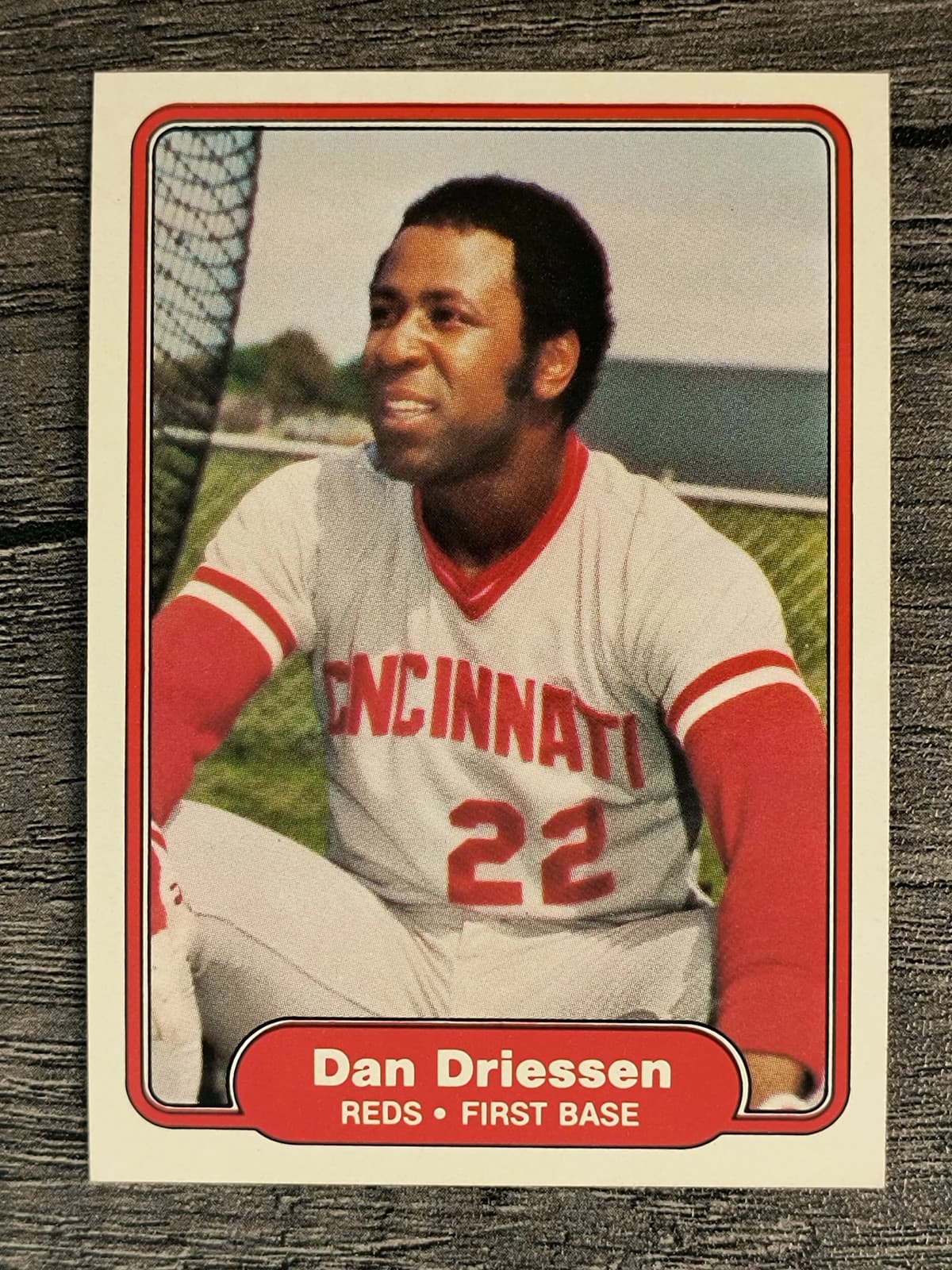 Dan Driessen 1982 Fleer 1982 Fleer