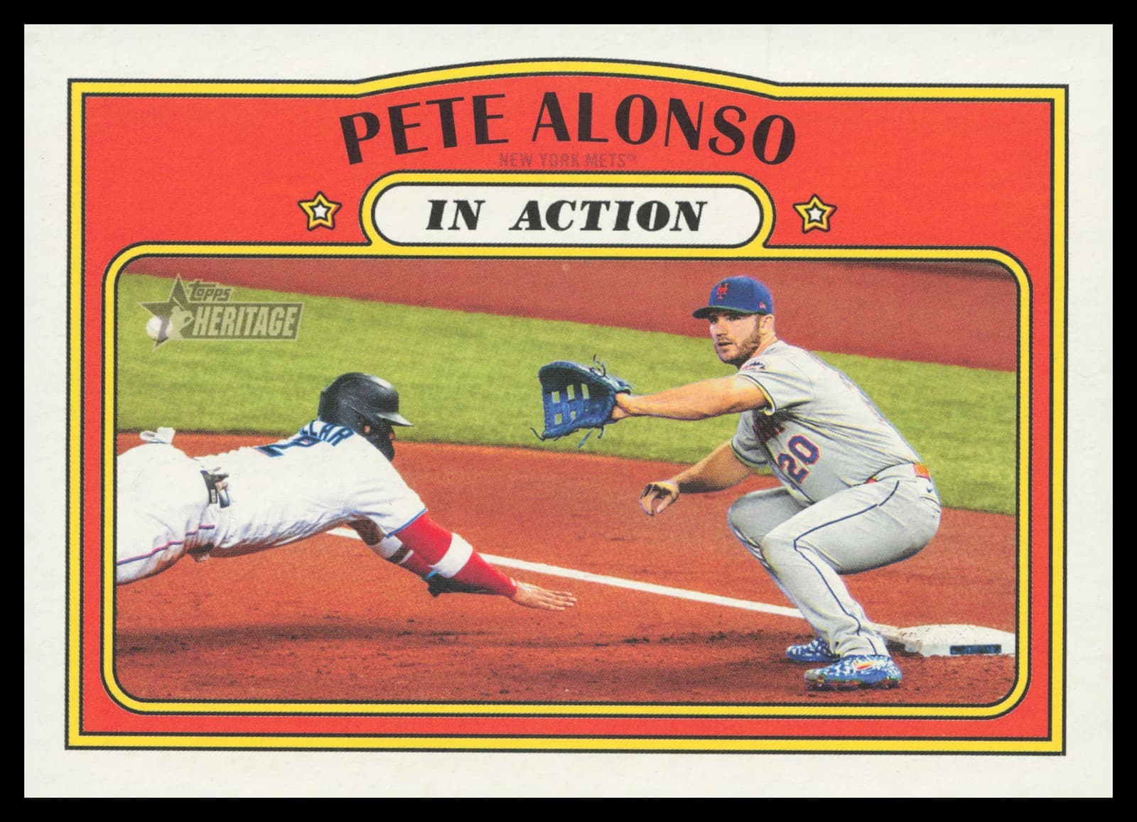 Pete Alonso New 2021 Topps Heritage