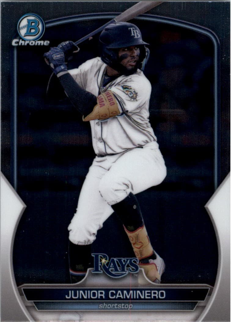 Prospects Junior Caminero 2023 Bowman Chrome 2023 Bowman Chrome