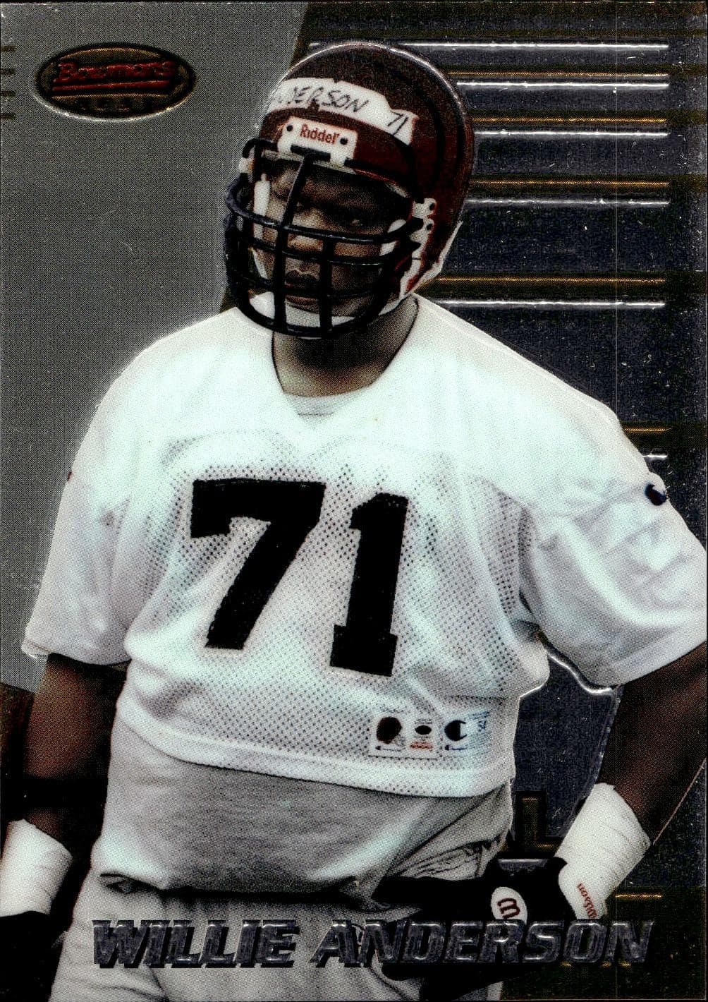 Best Willie Anderson 1996 Bowman 1996 Bowman