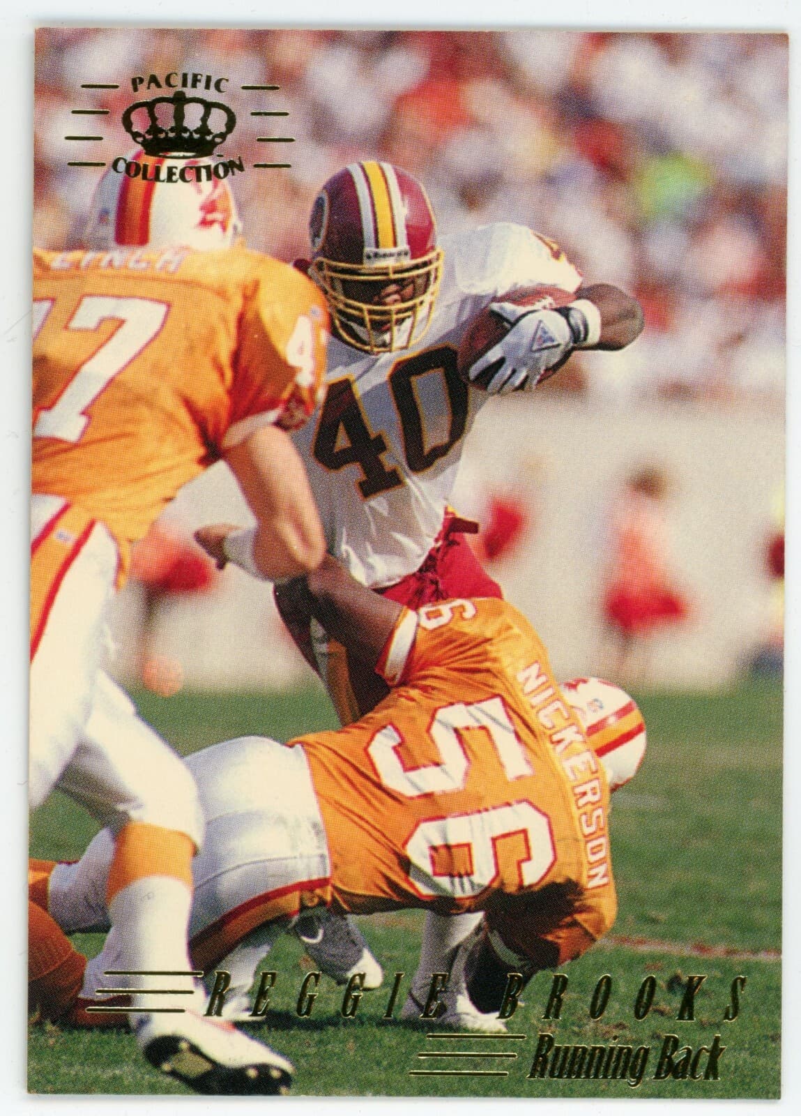 Football Reggie Brooks 1994 Pacific 1994 Pacific