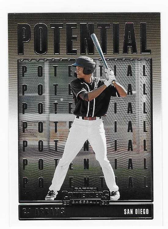Abrams San Diego 2020 Panini Contenders 2020 Panini Contenders