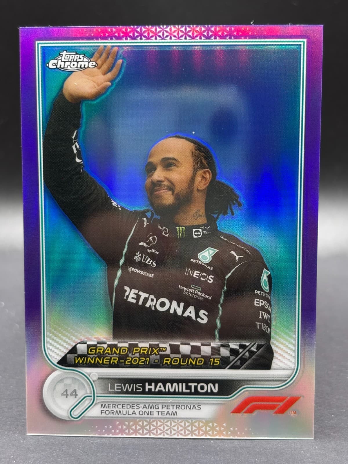 Lewis Hamilton trading card