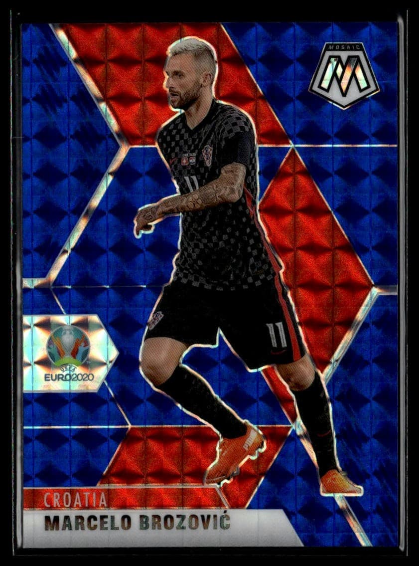 Marcelo Brozovic Blue 2021 Panini Mosaic