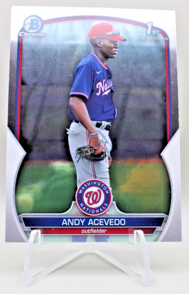 Andy Aceveto Nationals 2023 Bowman Chrome 2023 Bowman Chrome