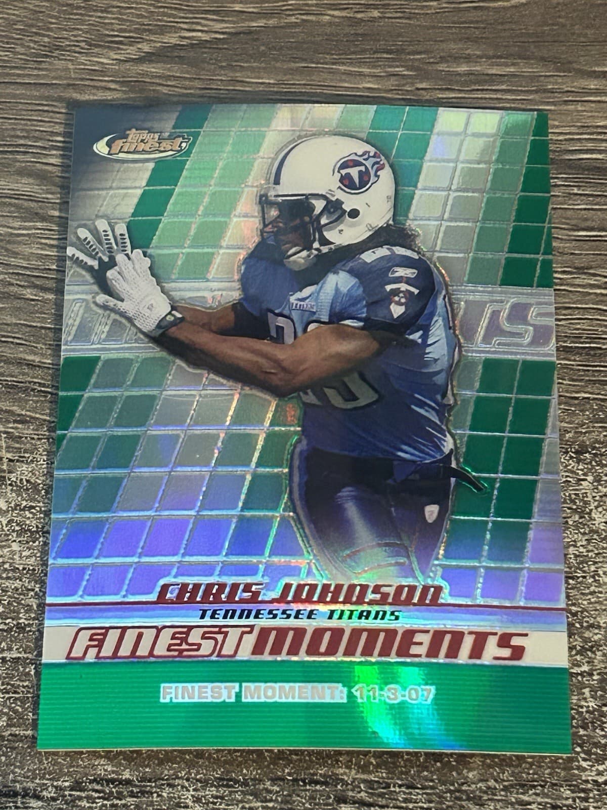 Chris Johnson Moments 2008 Topps Finest 2008 Topps Finest