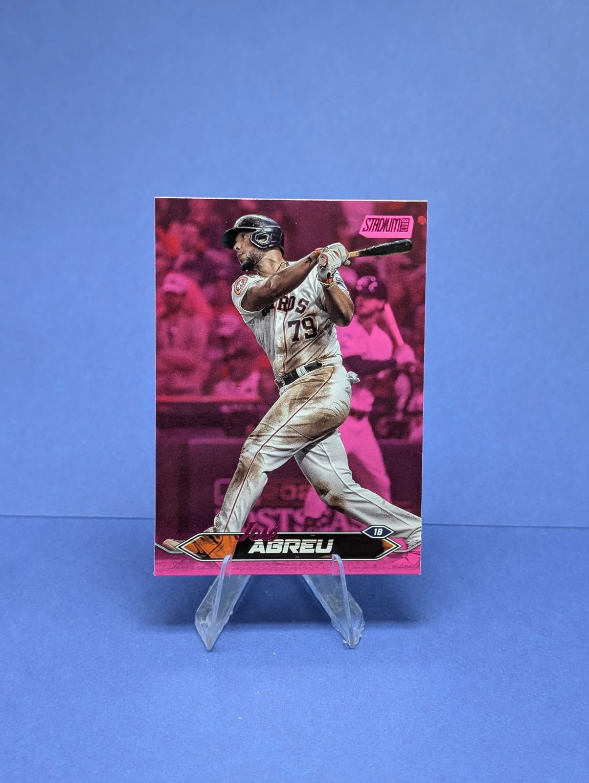 Abreu Pink Foil 2024 Topps Stadium Club 2024 Topps Stadium Club