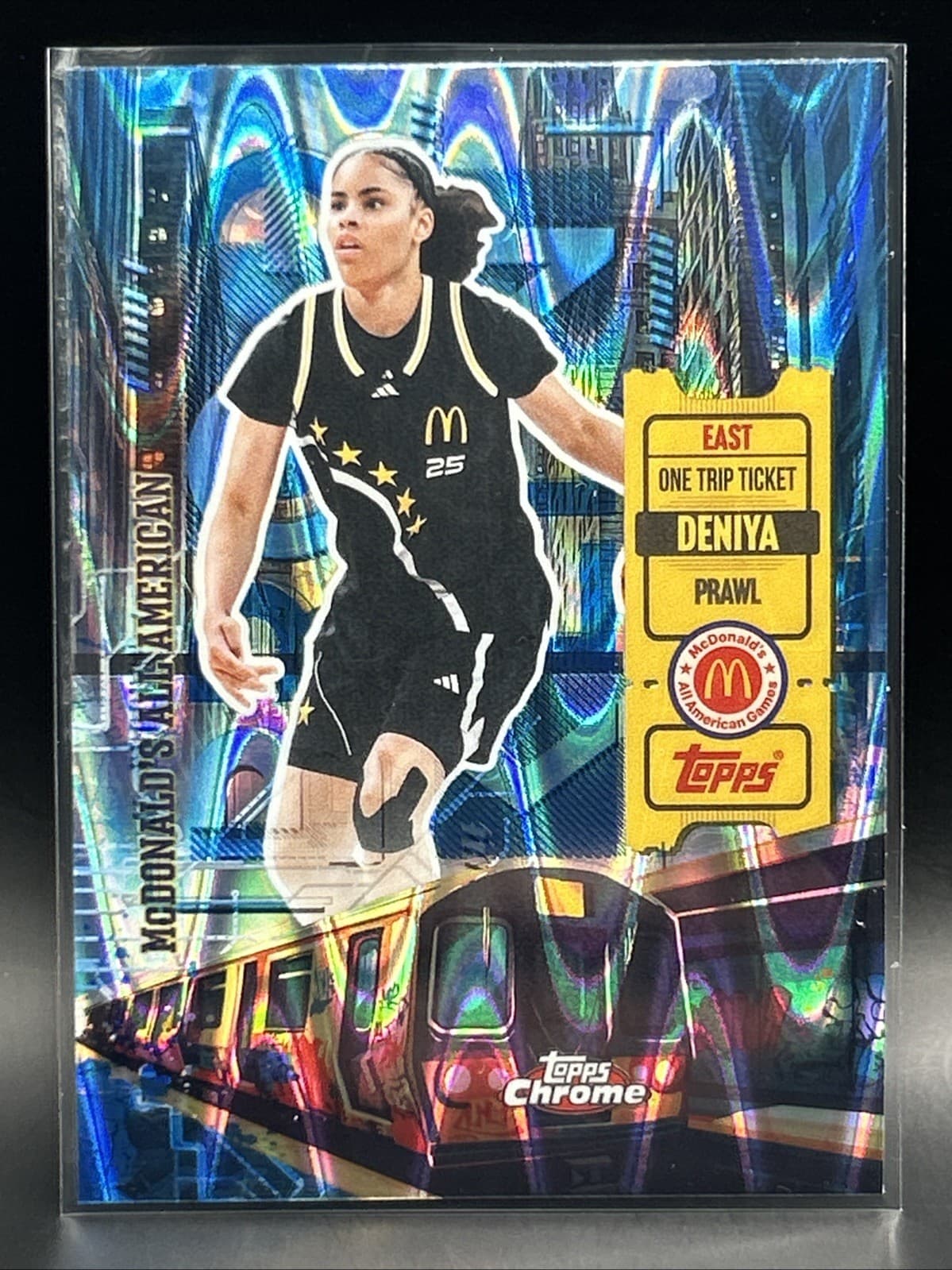 All American Deniya 2025 Topps Chrome 2025 Topps Chrome blue