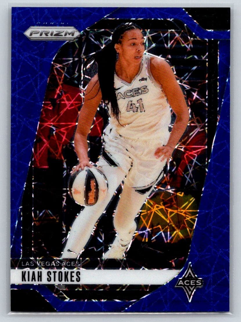 Kiah Stokes Blue 2024 Panini Prizm 2024 Panini Prizm