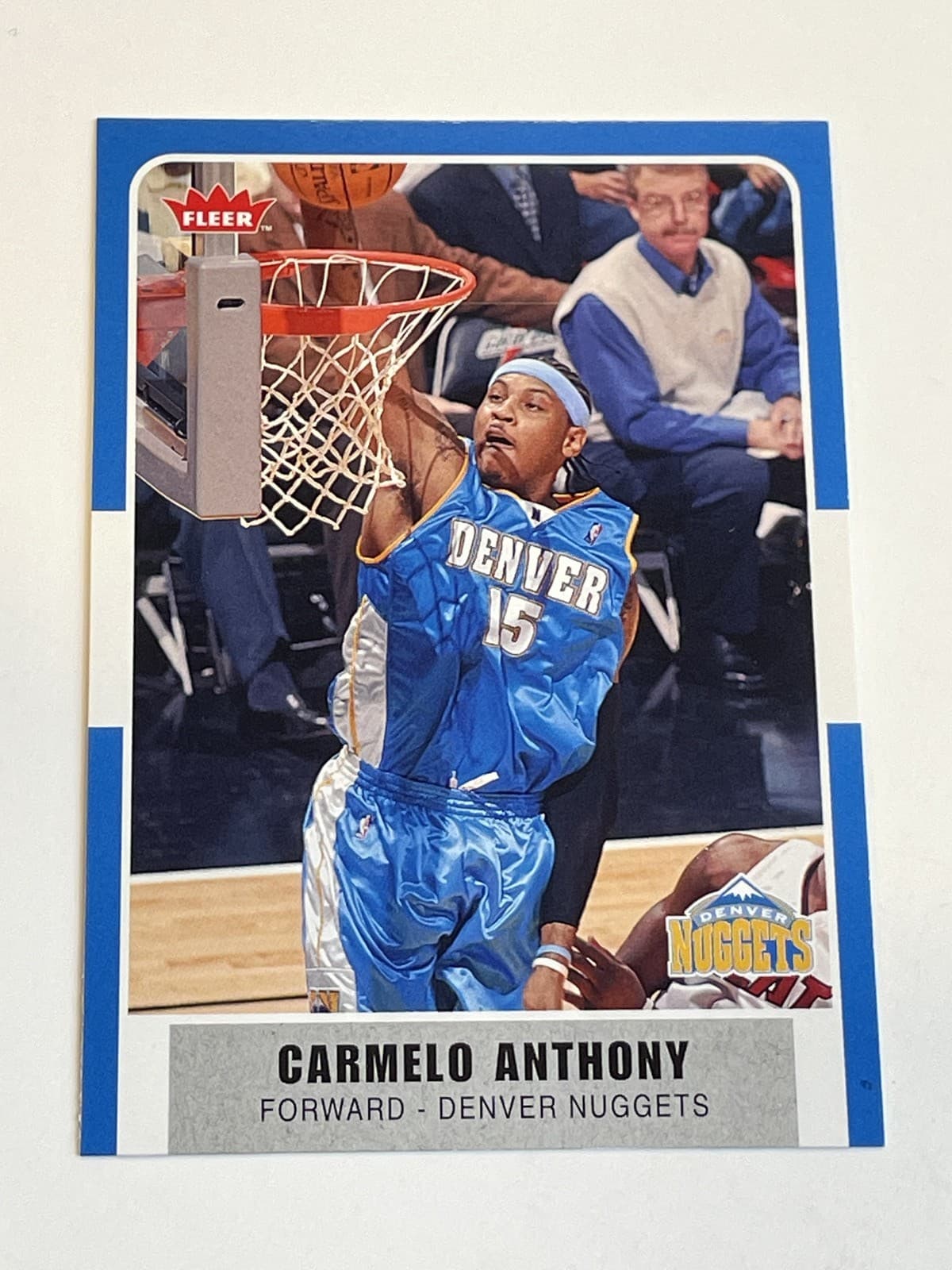 Carmelo Anthony 2007 Fleer