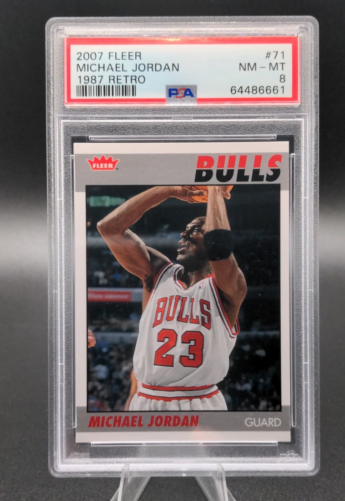 Retro Michael Jordan 2007 Fleer 2007 Fleer