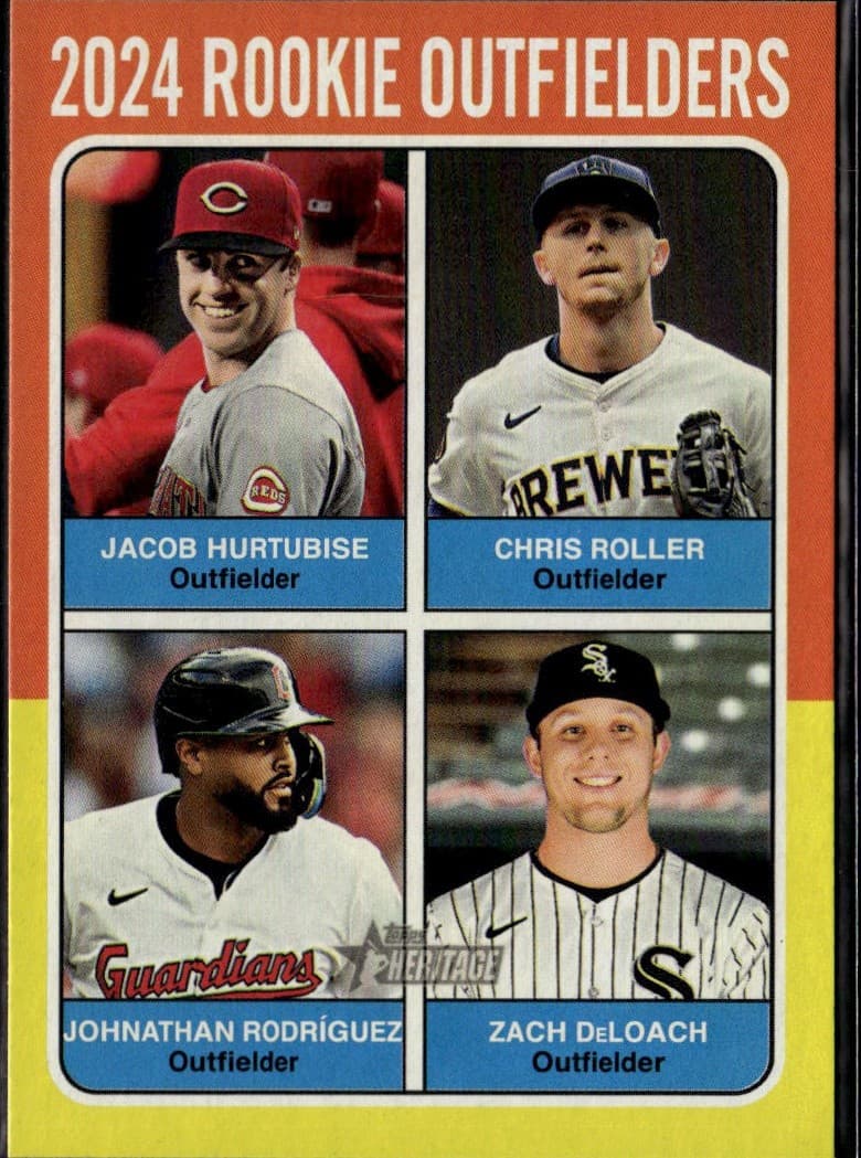 High Number Outfielders 2024 Topps Heritage