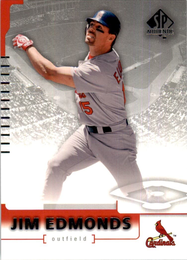 Authentic Jim Edmonds #44