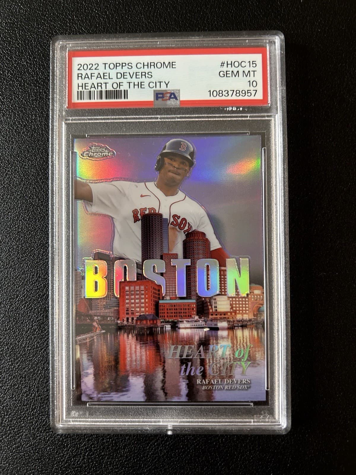 Rafael Devers Heart 2022 Topps Chrome 2022 Topps Chrome