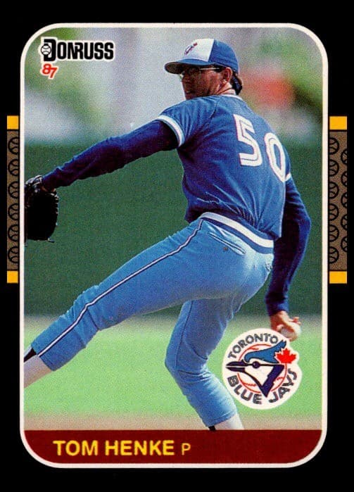 Tom Henke Baseball 1987 Donruss 1987 Donruss