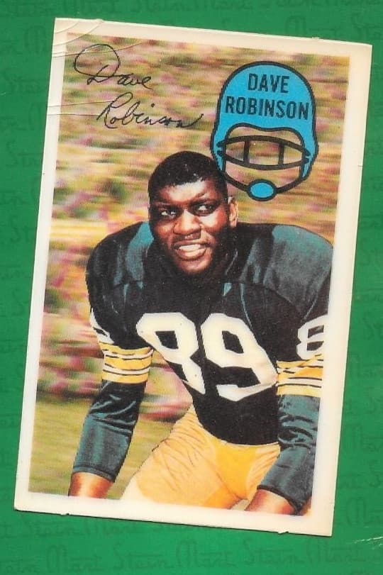 Football Dave Robinson 1970