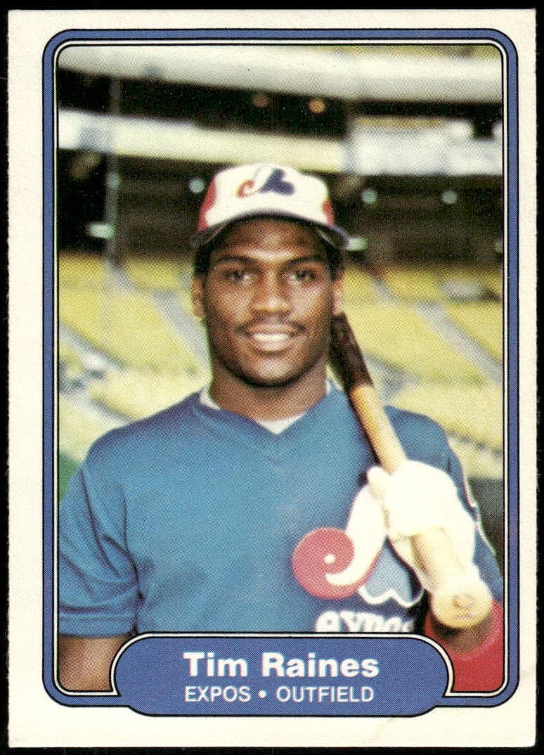 Tim Raines 1982 Fleer 1982 Fleer